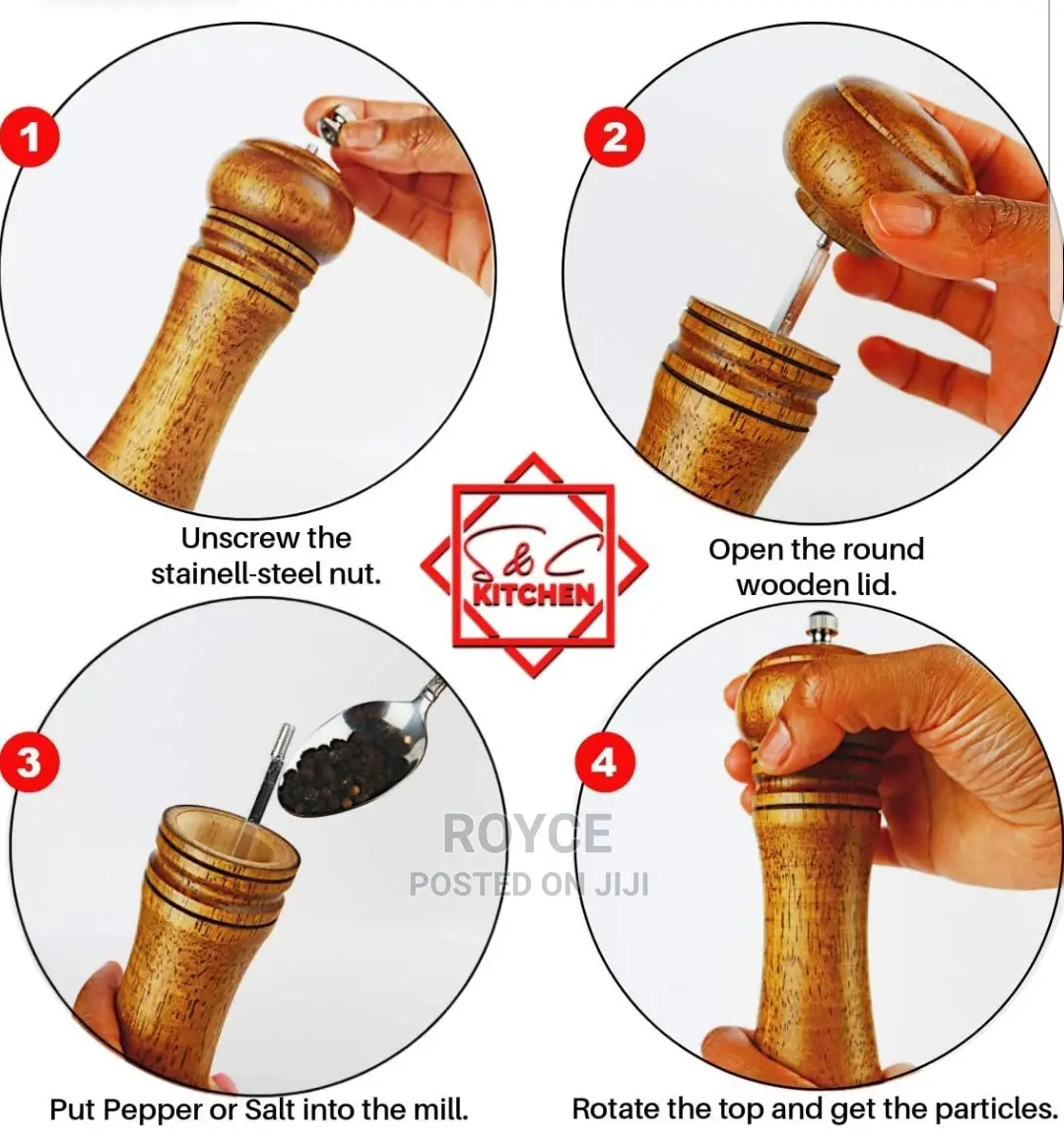 Wood Pepper Mill