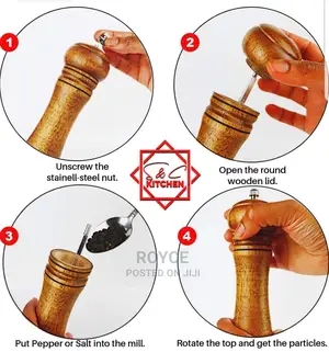 Wood Pepper Mill