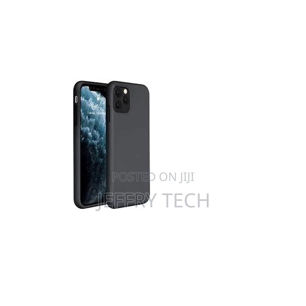 iPhone 13 Pro Max Silicone Back Case - Black - main view