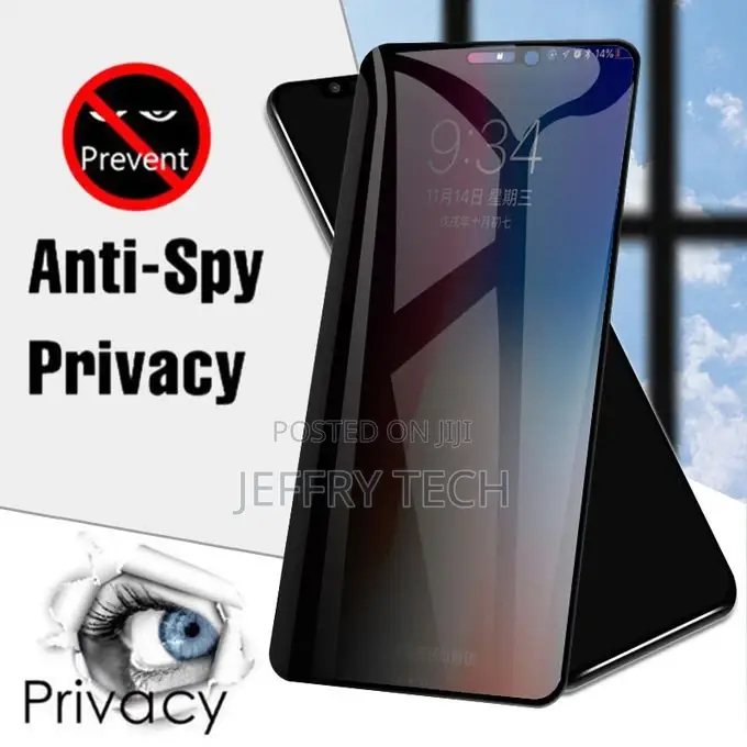 Anti Spy Phone Glass for iPhone 12 11 Pro Max Mini X XS MAX