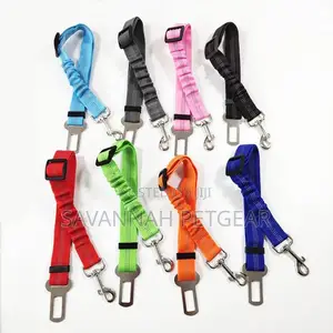 Dog Car Seat Safety Belt Adjustable Reflective Anti-Shock