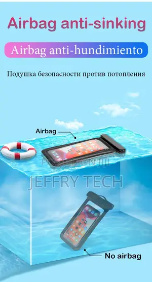Floating Airbag Waterproof Swim Bag Phone Case for iPhone 11