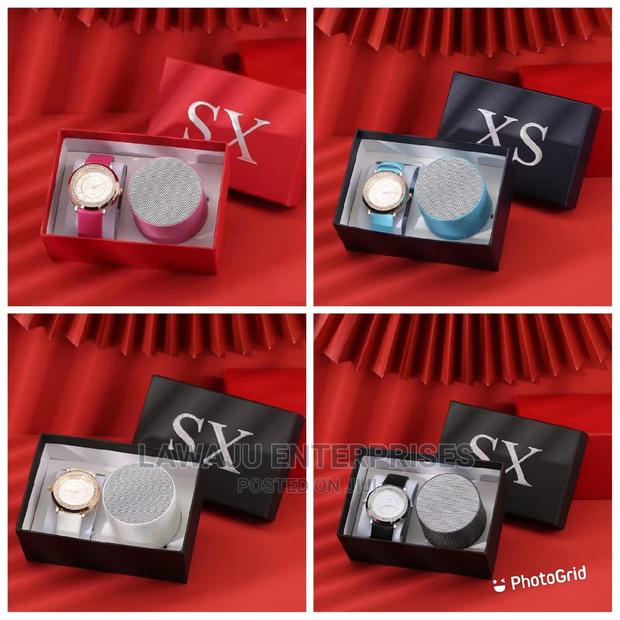 Ladies Gift Set Wrist Watch+ Mini Bluetooth Wireless Speaker - main view