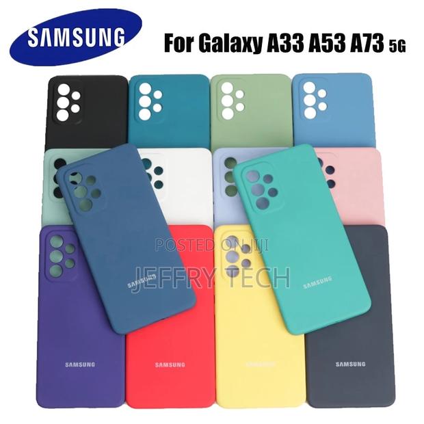 Samsung Galaxy A53 5G Case A73 Silky Silicone Cover Soft-Tou