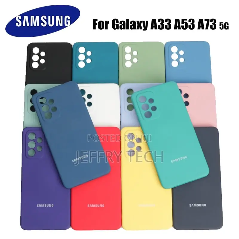 Samsung Galaxy A53 5G Case A73 Silky Silicone Cover Soft-Tou
