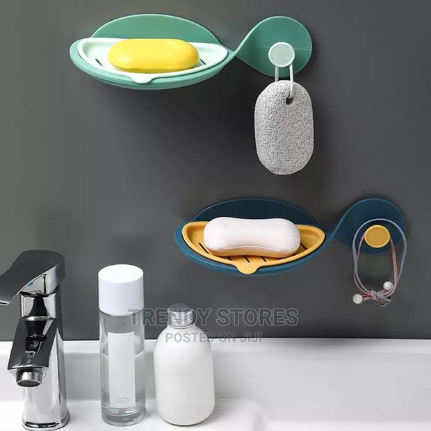 Fish Design Soap Holder With an Adhesive Tape - thumbnail 2