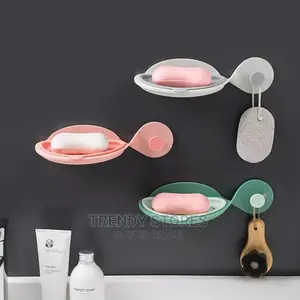 Fish Design Soap Holder With an Adhesive Tape