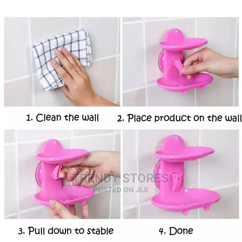 Suction Type Double Layer Soap Holder