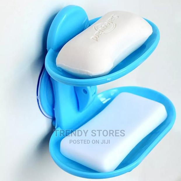 Suction Type Double Layer Soap Holder - thumbnail 6