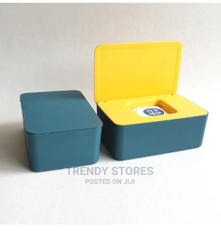 Wet Tissue Box With a Lid.
