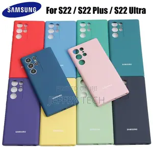 Samsung S22 Ultra 5G Case Luxury Silky Soft-Touch Liquid Sil
