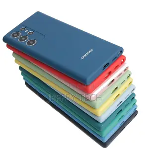 Samsung S22 Ultra 5G Case Luxury Silky Soft-Touch Liquid Sil