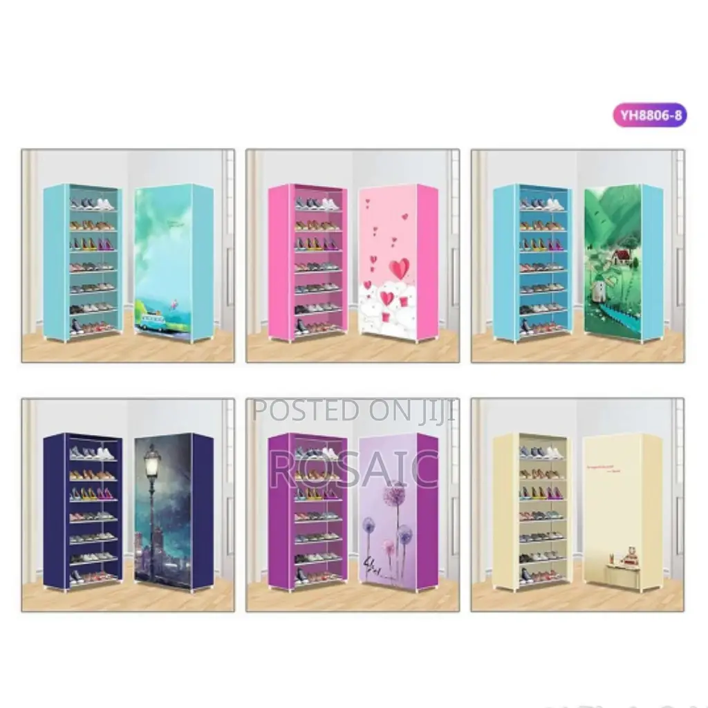 Shoe Rack With Cover#