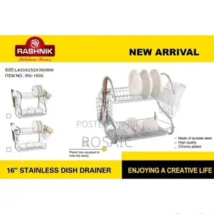 2 Layer Dish Rack (Stainless)