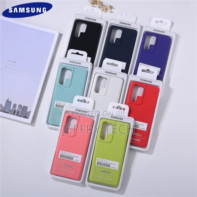 Samsung Galaxy S21 S21+ S21 Ultra Liquid Silicone Case Cover
