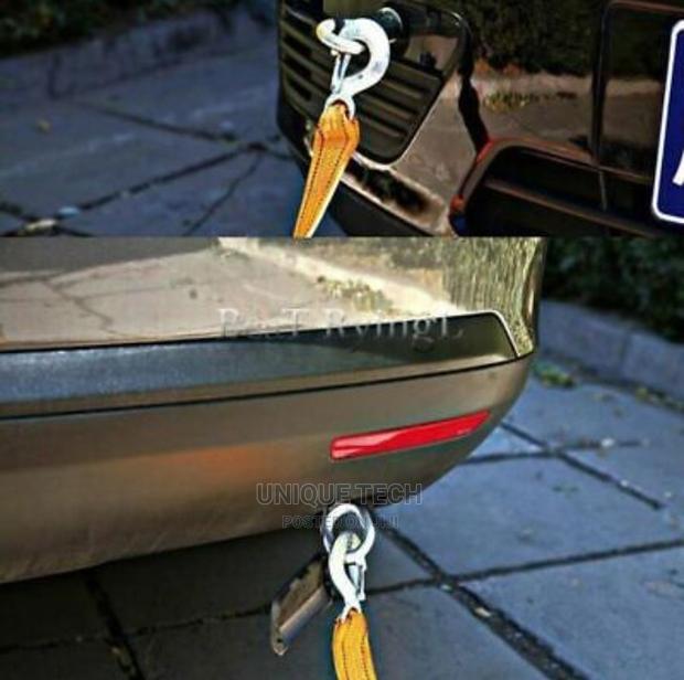 4m Heavy Duty Car Tow 5 Ton Cable Towing Pull Rope Strap - thumbnail 2