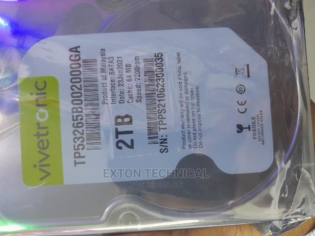 2tb Intenal Hard Drive for Surveillance - main view