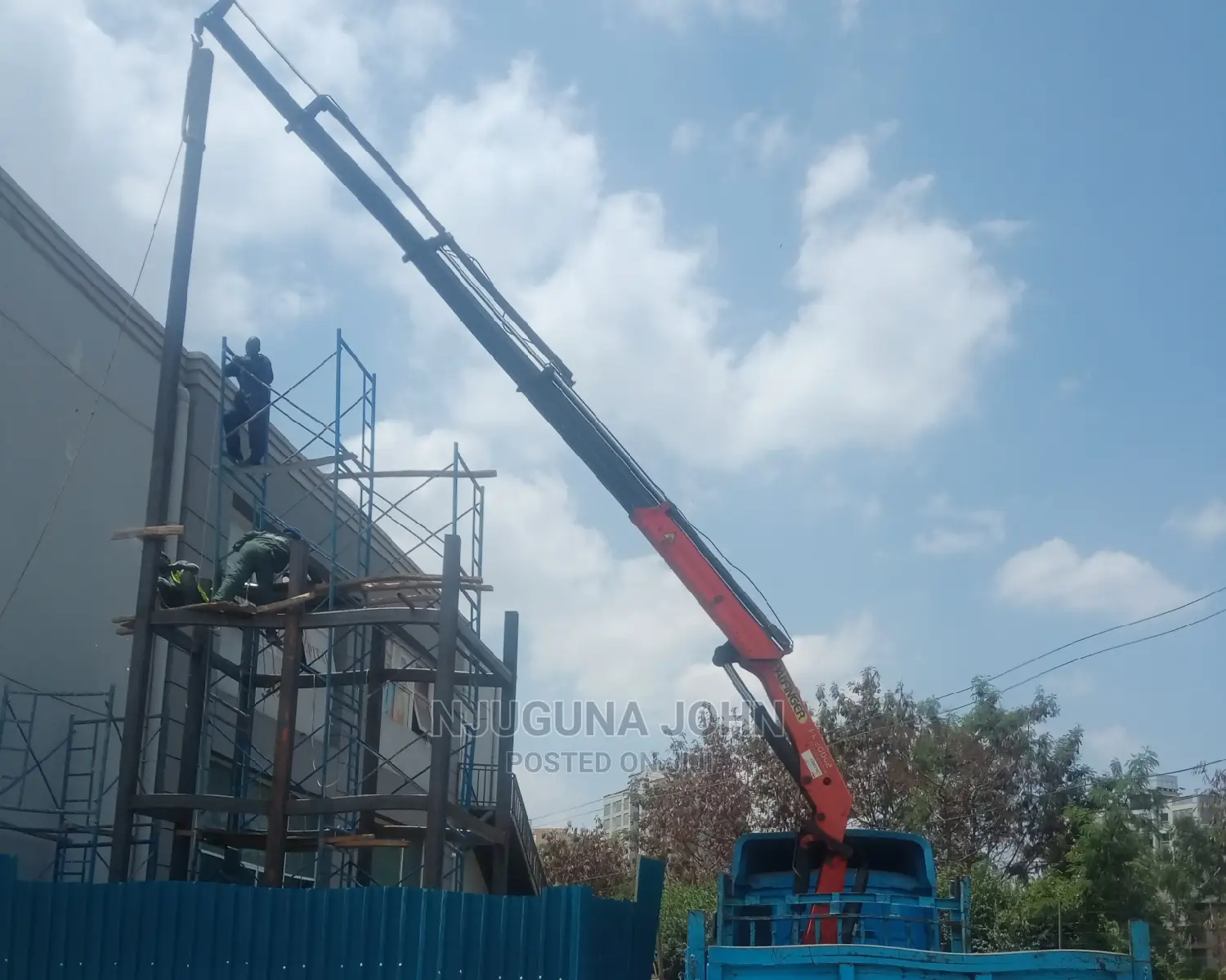 Hiab Crane Truck for Hire (Self Loading Lifting Truck)