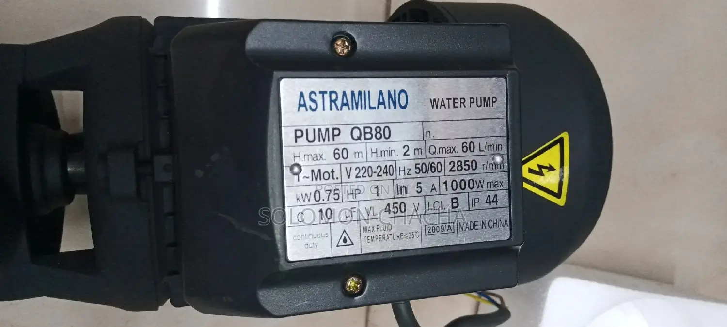 Astramilano 1hp Booster Pump Head 60M