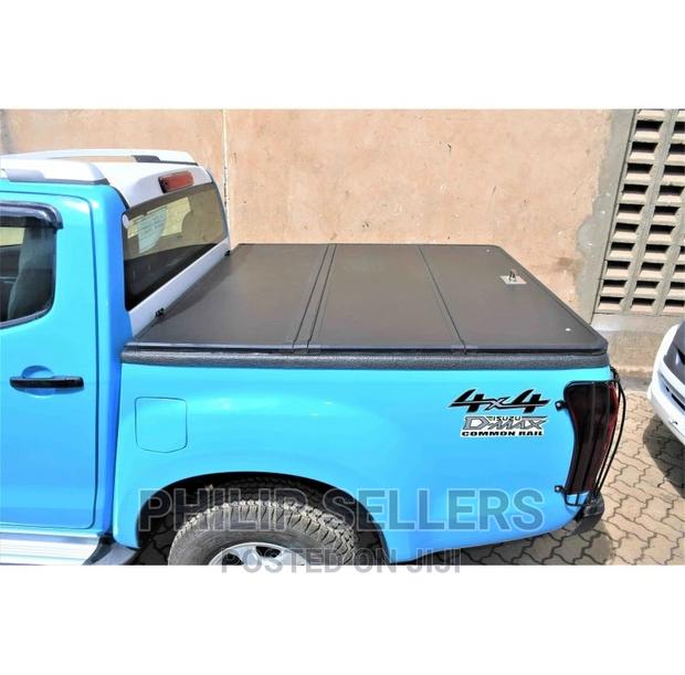 Aluminum Hard Tri Fold Tonneau Cover for Isuzu D-Max Double - thumbnail 2