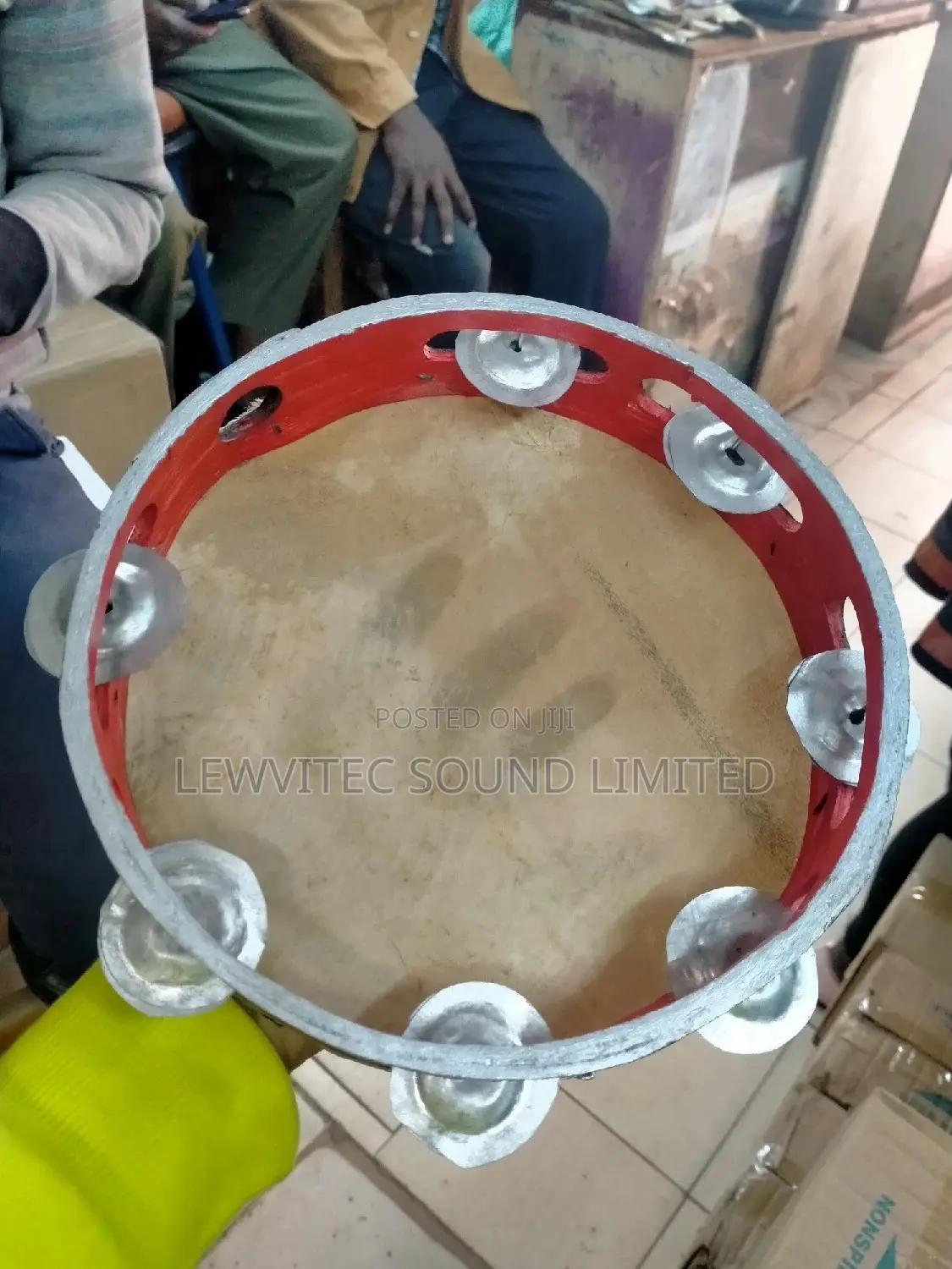 Wood/Local Tambourine