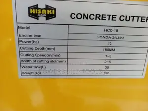 Hisaki Petrol Concrete Cutter (Hcc18)