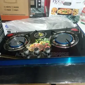 Nunix 3 Burner Cooker With Autoignition