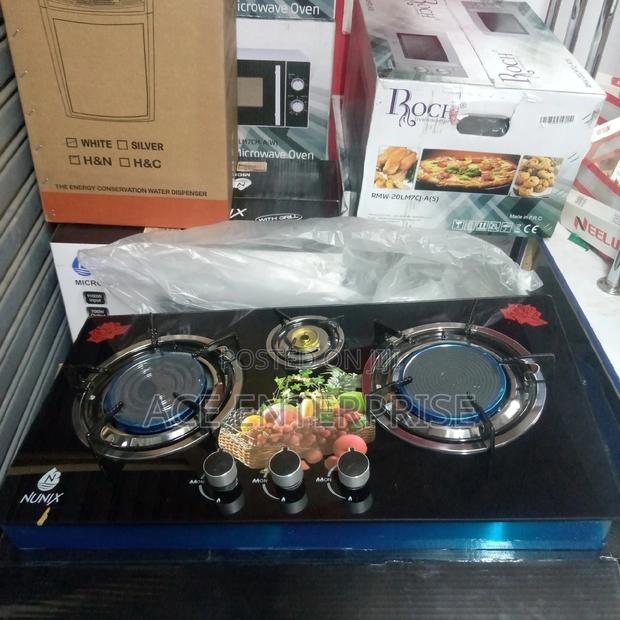 Nunix 3 Burner Infrared Table Top Gas Cooker