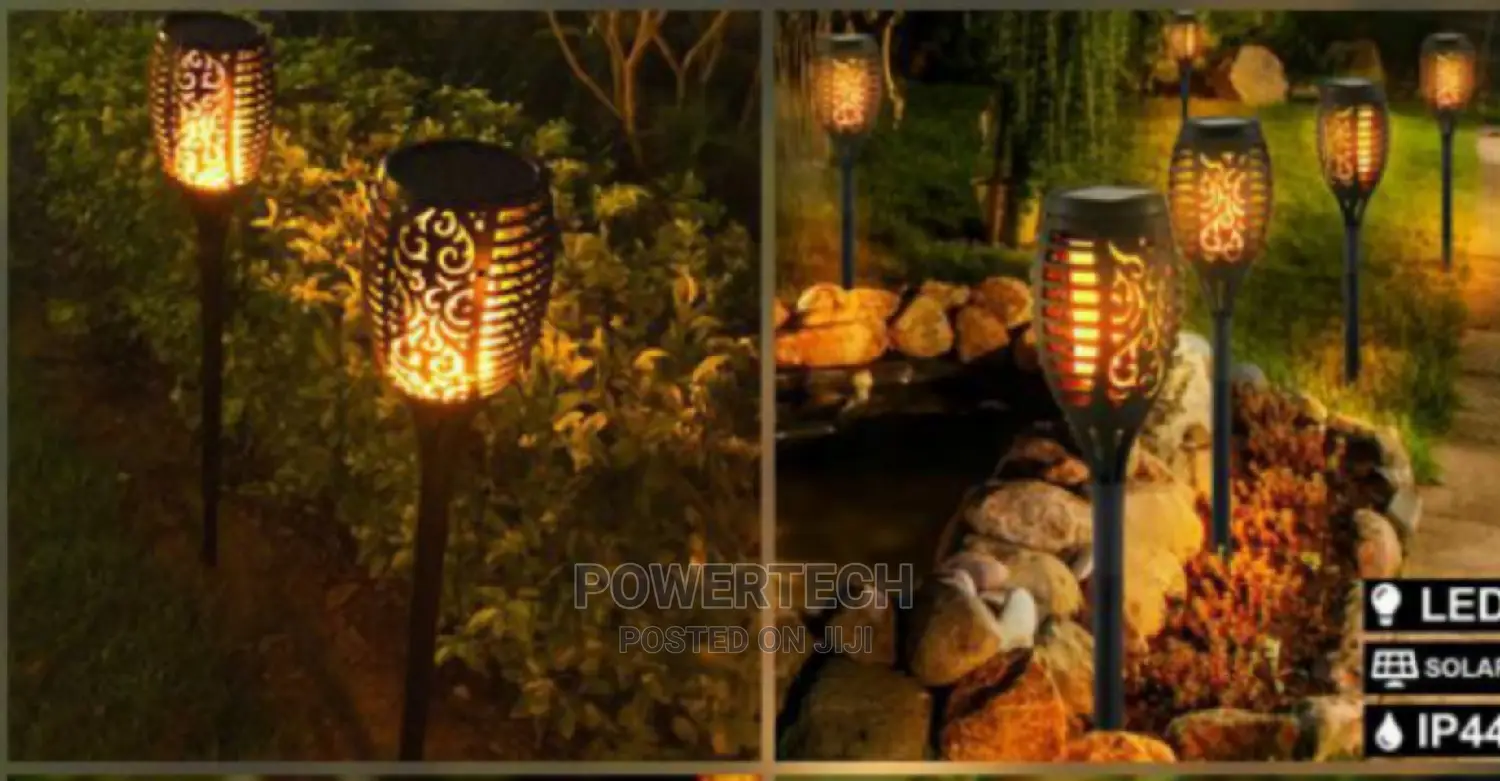 Solar Flickering 33leds Garden Light