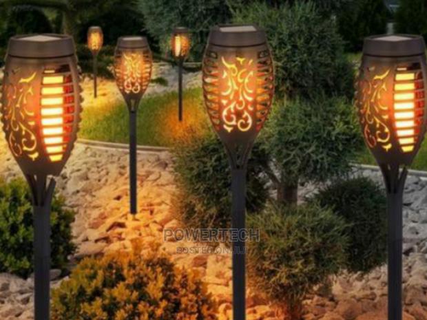 Solar Garden Flame Lights - main view