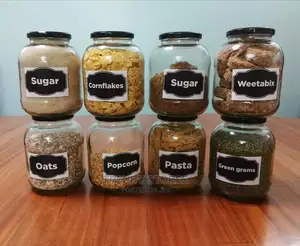 1.4ltrs Glass Jar ( Set of 2pcs)