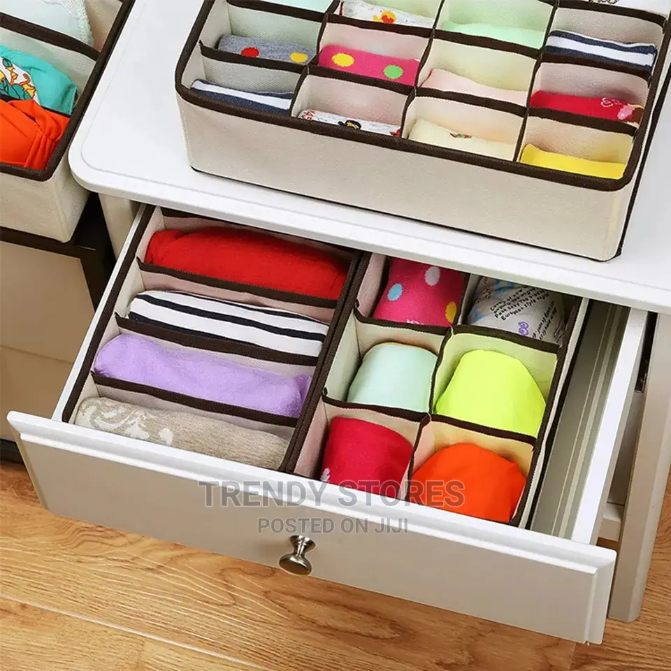 4pcs Innerwear Organisers With Dividers