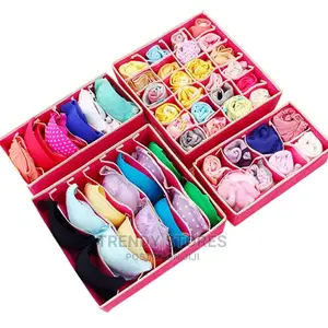 4pcs Innerwear Organisers With Dividers