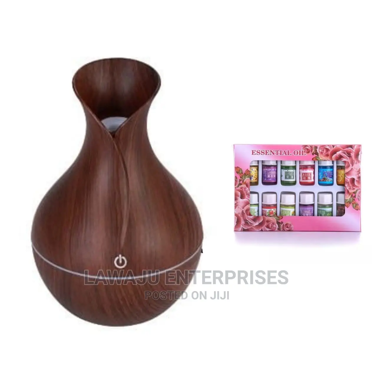 Aroma Diffuser Humidifier + Essential Oils