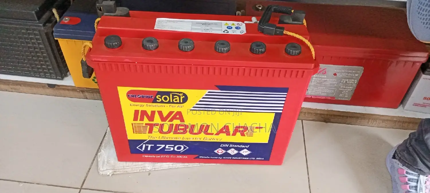 Inva Tubular 12v/200ah Chloride Exide Solar