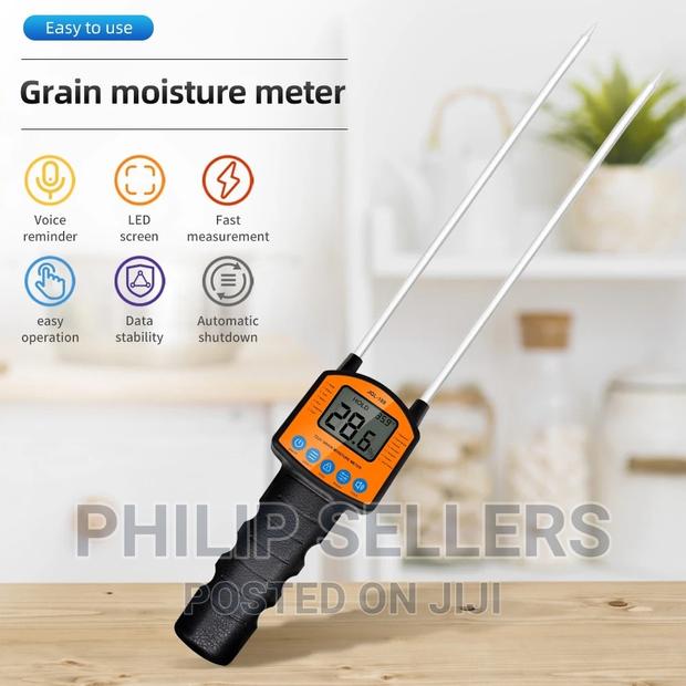 Professional Digital Grain Moisture Meter for Corn Wheat Ri - thumbnail 3