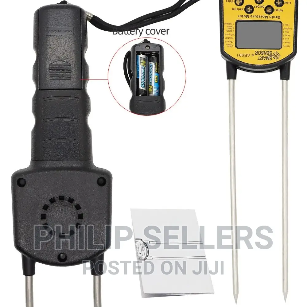 Grain Moisture Meter Hygrometer for Corn, Wheat, Rice, Beans