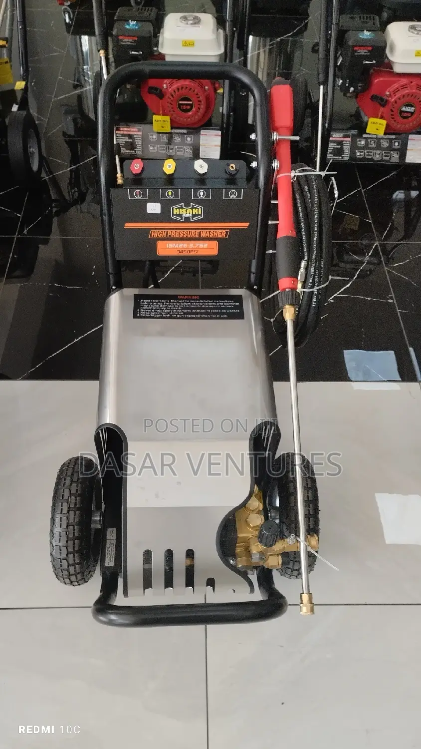 Hisaki Pressure Washer 3400psi