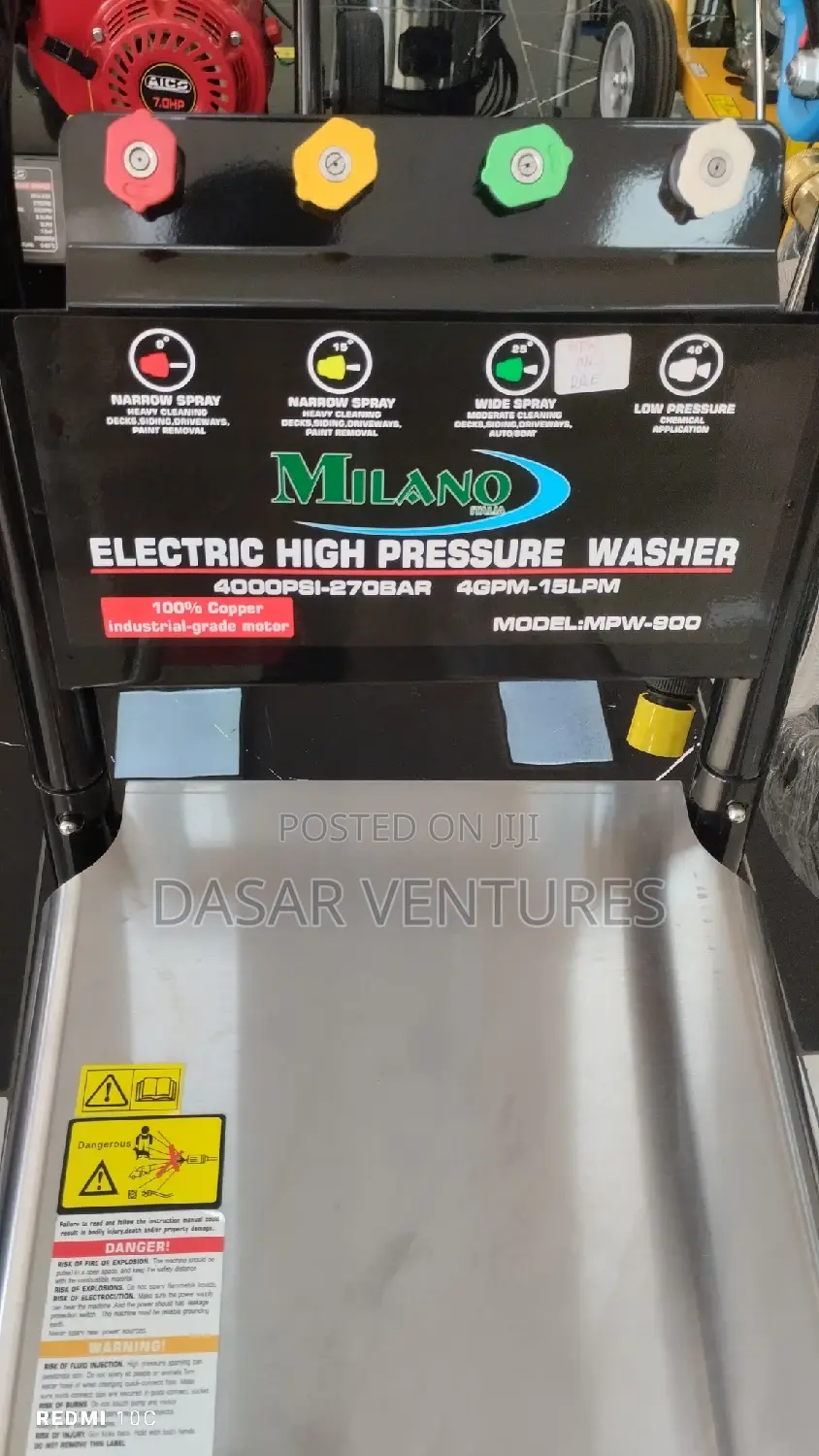 Milano High Pressure Water Pump
