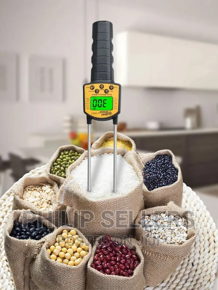 Digital Grain Moisture Meter Handheld LCD Hygrometer With Me