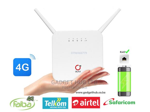 Olax AX6 Pro 4G Wifi Router Rechargeable With Ethernet - main view