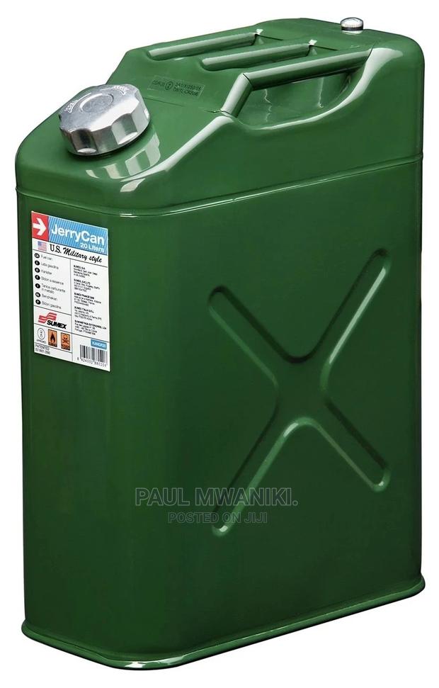 20 Litre Metal Safety Jerry Can. - main view