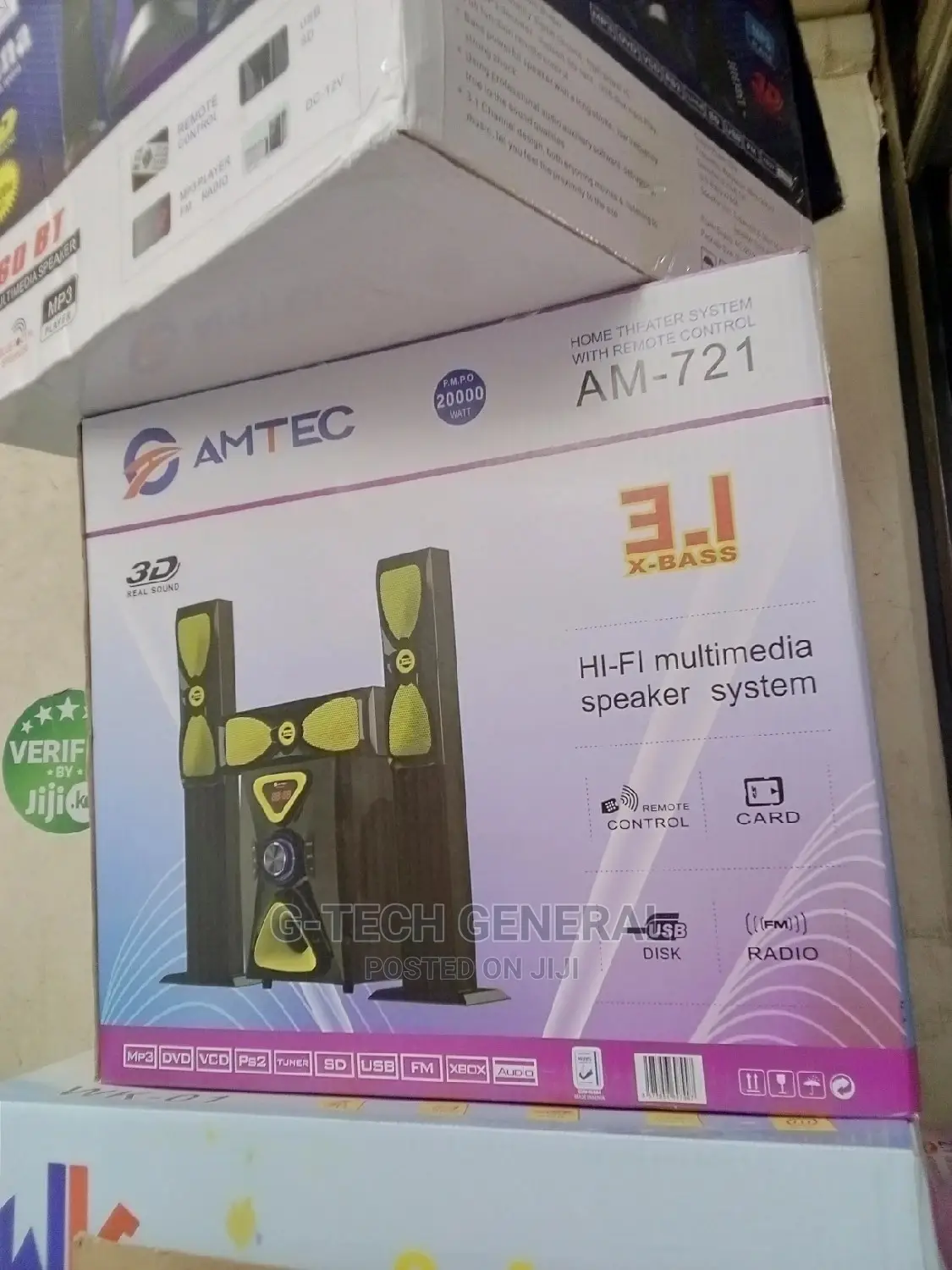 3.1 X-Bass Amtec Am-721 Sound System
