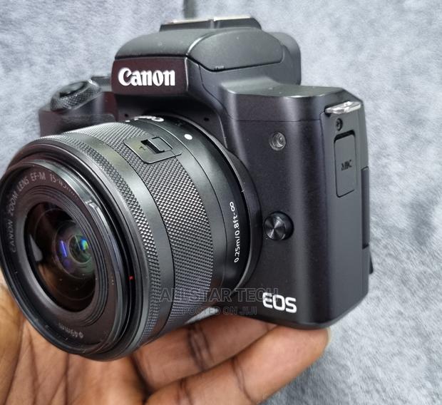 Canon EOS M50 Mark II Mirrorless Camera With 15-45mm Lens - main view