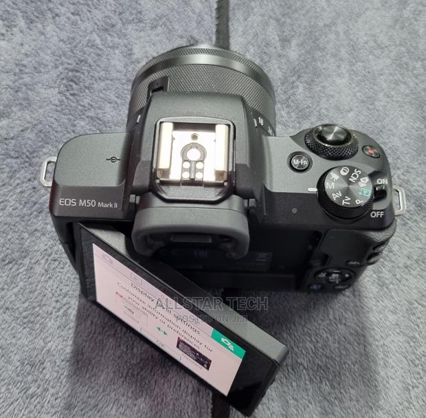 Canon EOS M50 Mark II Mirrorless Camera With 15-45mm Lens - thumbnail 6