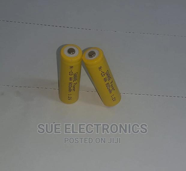 Button Top Aa 600mah 1.2v Ni-Cd Rechargeable Battery