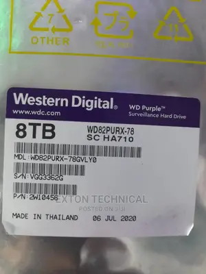 8tb Wd Purple Surveillance Harddrive