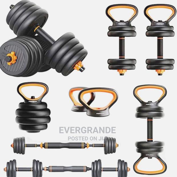 Affordable 40 Kg 6 in 1 Kettlebell Barbell Available Now.