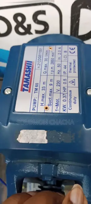 Tamashi 0.5hp 33M Booster Water Pump