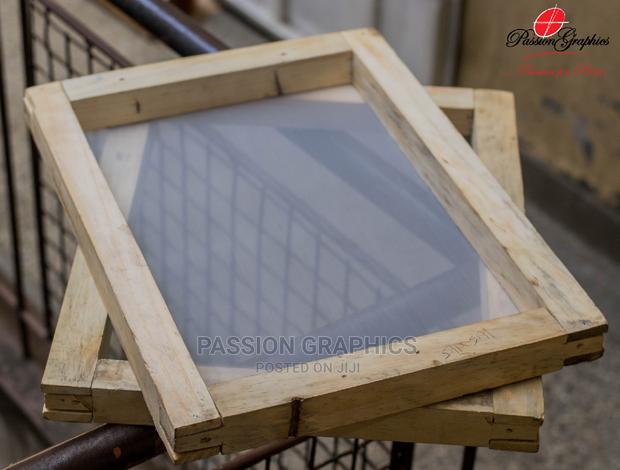 Screen Printing Screens - main view